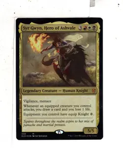 MTG SkeenAB Syr Gwyn Hero of Ashvale FOIL from Throne of Eldraine. NM. - Image 1