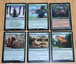 MTG 6x Master of the Wild Hunt, Deeproot Elite, Quirion Druid, Hungry Lynx + - Image 1