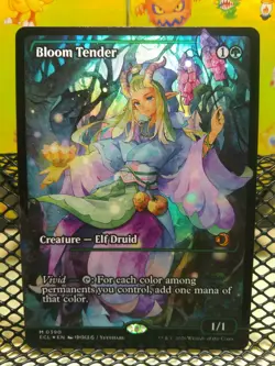 Bloom Tender - Showcase Foil - NM - MTG - Lorwyn Eclipsed - ECL #390 - Image 1