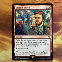 MTG Ecstatic Beauty Universes Beyond: Doctor Who Near-Mint Rare!! - Image 1