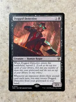 MTG NM Dogged Detective [Murders at Karlov Manor Commander] - Image 1