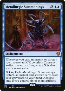 Metallurgic Summonings (122) - NM - Commander 2021 - MTG - Image 1