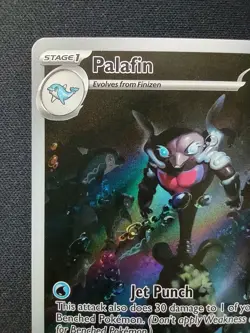 Pokemon TCG Palafin Holo Illustration Rare Full Art S&V Paldean Fates 225/091 NM - Image 2