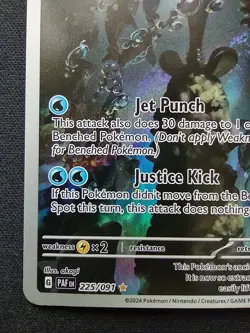 Pokemon TCG Palafin Holo Illustration Rare Full Art S&V Paldean Fates 225/091 NM - Image 5