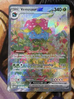 Venusaur ex 198/165 Pokemon 151 SIR Full Art English Holo - NM 🔥 - Image 1