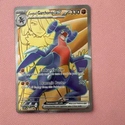 Cynthia's Garchomp ex 204 SVP Scarlet & Violet black Promo Holo Full Art Pokemon - Image 1
