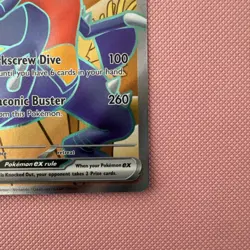 Cynthia's Garchomp ex 204 SVP Scarlet & Violet black Promo Holo Full Art Pokemon - Image 4