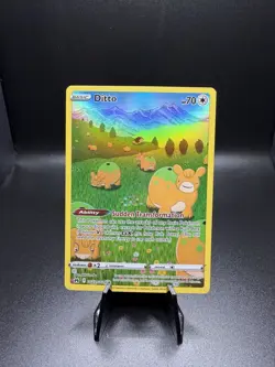 Pokemon TCG Ditto Crown Zenith Galarian Gallery Holo Ultra Rare Card GG22/GG70 - Image 1