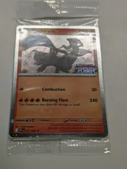Pokemon TCG Reshiram Stamped Promo Holo 017/094 Basic 130 HP English SEALED - Image 2