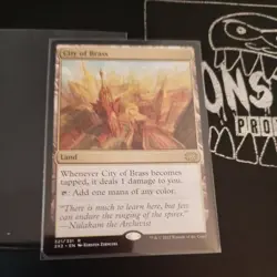 City of Brass MTG 321 Double Masters 2022 Magic Gathering NM - Image 3