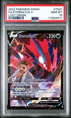 1999 Pokemon Eternatus V - Lost Origin - TG21/TG30 - PSA 10 Gem MT - Image 2
