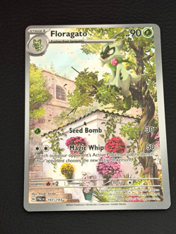 Pokemon TCG Floragato 197/193 Paldea Evolved Illustration Rare IR M/NM - Image 1