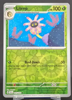 Pokemon Lileep #005/142 English Stellar Crown Reverse Holo - Image 1