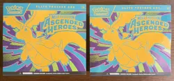 Pokemon Mega Evolutions Ascended Heroes ETB Elite Trainer Box Lot Of 2 - Image 1