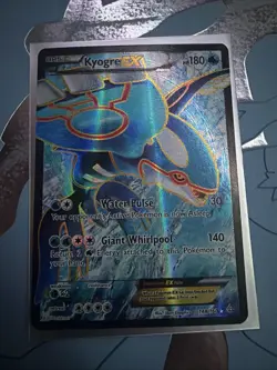Pokemon Kyogre EX Ultra Rare Full Art Holo XY - Primal Clash 148/160 - Image 1
