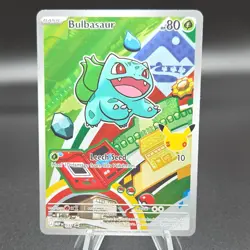 Pokemon TCG Bulbasaur Regular MEP EN 037 Basic 80 HP Leech Seed Nintendo Plant - Image 1
