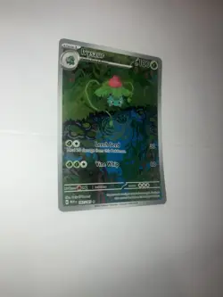 Pokemon Ivysaur 167/165 Scarlet & Violet 151 Illustration Rare Holo 100 HP - Image 2