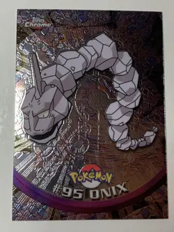 2000 Topps Chrome Pokemon Series 2 #95 Onix FREE COMBINED SHIPPING - Image 1