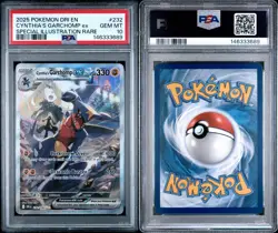Cynthia's Garchomp ex 232/182 PSA 10 Pokemon 2025 SIR Destined Rivals SV10 - Image 3