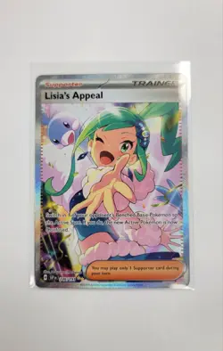 Pokemon TCG Lisias Appeal 246/191 Special Illustration Rare Surging Sparks SIR - Image 1