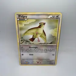 Pidgey 71/102 Common HGSS Triumphant Pokemon Moderately Played - Image 1