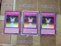 YUGIOH 3X TACHYON CHAOS HOLE MP15-EN040 SUPER 1ST ED NM - Image 1