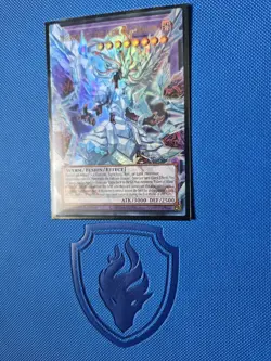 Yugioh Overframe Mirrorjade The Iceblade Dragon Ultra Rare RA05-EN148 1st Ed. - Image 1