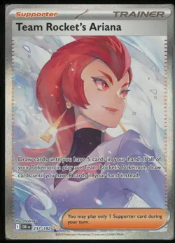 Team Rocket's Ariana 237/182 Destined Rivals Pokemon NM - Image 1