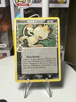 Pokemon Vintage Meowth Delta Species 011/017 POP Series 5 2007 Non-Holo *LP* - Image 1