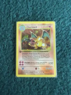 1st Edition Charizard Pokemon Card - Image 1