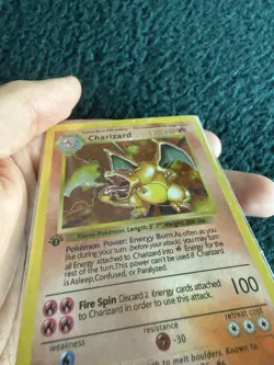 1st Edition Charizard Pokemon Card - Image 3