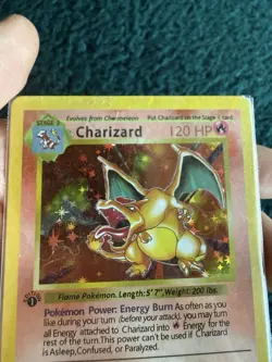 1st Edition Charizard Pokemon Card - Image 4