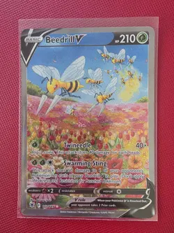 Beedrill V - 161/189 Alternate Art Astral Radiance - Pokemon Card - NM-MINT - Image 1