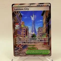 Lumiose City 111/088 Full Art Trainer Pokemon TCG Perfect Order - NM - Image 1