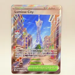 Lumiose City 111/088 Full Art Trainer Pokemon TCG Perfect Order - NM - Image 5