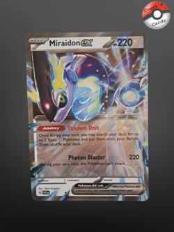 Miraidon EX Jumbo/Oversize Card Holo Double Rare (Scarlet & Violet) - Image 1