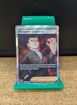 Pokemon TCG Giovanni's Charisma Scarlet & Violet 151 Card 197/165 - Image 1