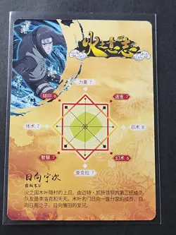 NARUTO CCG CARD DOUJIN WILL OF FIRE COLLECTION SSR Neji Hyuga - Image 2