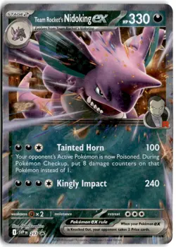 Team Rocket's Nidoking ex - Promo SV: Scarlet & Violet Promo Cards 217 NM - Image 1