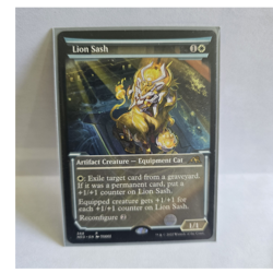 Lion Sash (Showcase) - Kamigawa: Neon Dynasty - Rare White 368 - MTG - Image 1