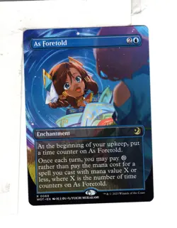 MTG SkeenAB As Foretold ANIME BORDERLESS from WOT. NM. - Image 1
