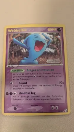 Pokemon Card Wobbuffet Reverse Holo Stamped 28/92 EX Legend Maker 2006 - Image 1