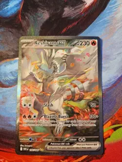 Pokemon Reshiram ex - 166/086 - White Flare Special Illustration NM - Image 3