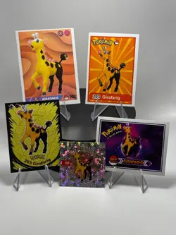 Pokemon Girafarig Set of 5 - Girafarig #203 Peru/NON-TCG Stickers - Image 1