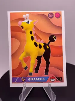 Pokemon Girafarig Set of 5 - Girafarig #203 Peru/NON-TCG Stickers - Image 2