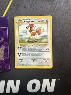 Pokemon Card Pidgeotto Shadowless 22/102 Base Set Rare 122💎LP💎 - Image 1