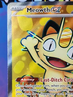 English Pokemon Perfect Order Meowth Ex Full Art (107/088). - Image 2