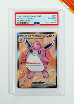 Pokemon PSA 10 Wigglytuff EX #187 MEW IT 151 Italiano - Image 1