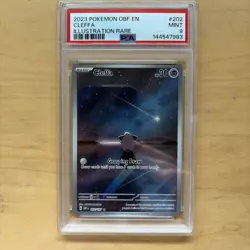 Pokemon Obsidian Flames Cleffa 202/197 PSA 9 Flames - Image 1
