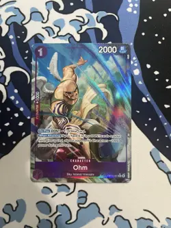 Bandai One Piece Card Game OP15 Ohm OP15-061 Holo Character 2000 Power 1 Cost - Image 1